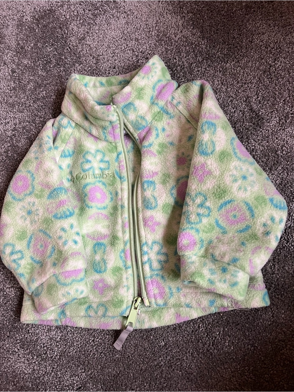 Columbia 12 month fleece zip up jacket